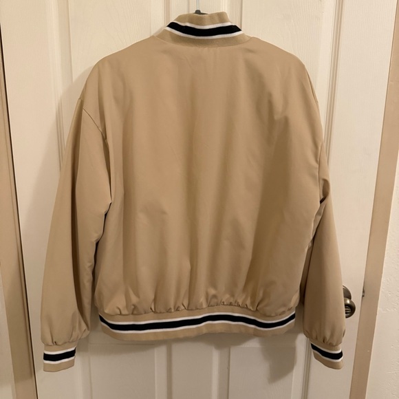 Edikted Women’s Reckless Tan Bomber Jacket Size S - Picture 3 of 5